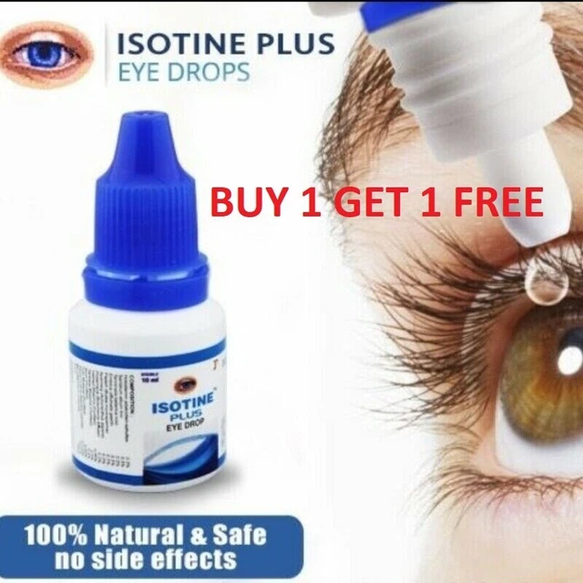 EYE DROPS EXP.2024 USA ISOTINE PLUS Cataract macular