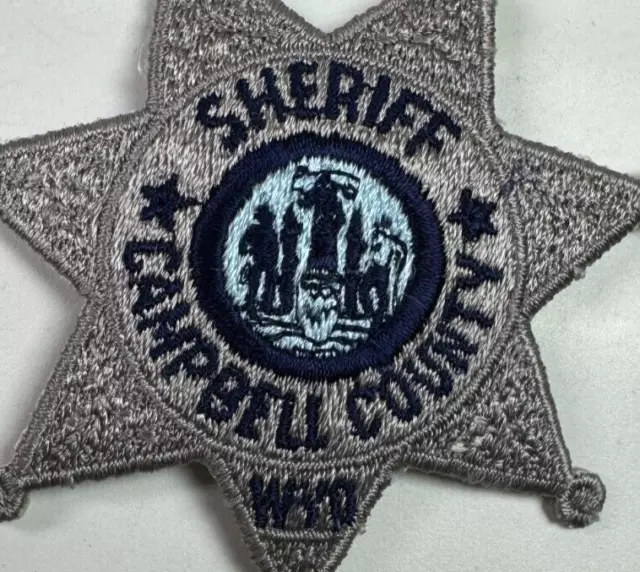 Campbell County Sheriff Wyoming WY 3.25" Patch