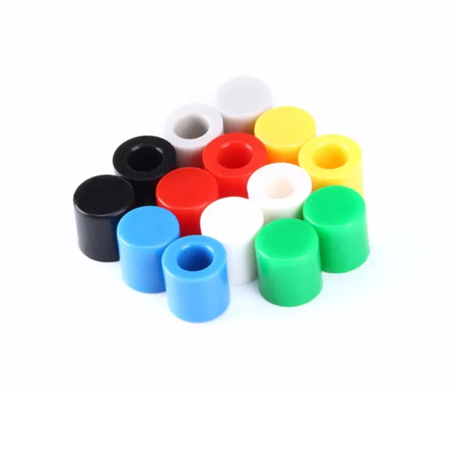 A56 Tactile Cap for Momentary Push Button Switch Round Flat Keycap 7 Colors