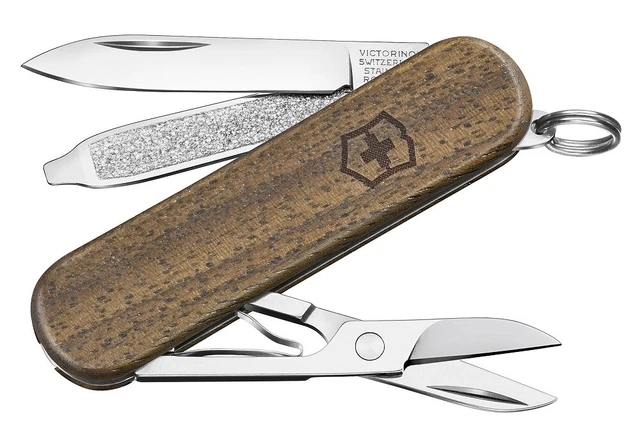 VICTORINOX Taschenmesser Classic SD Wood 58mm Nußbaumholz Blister   105976