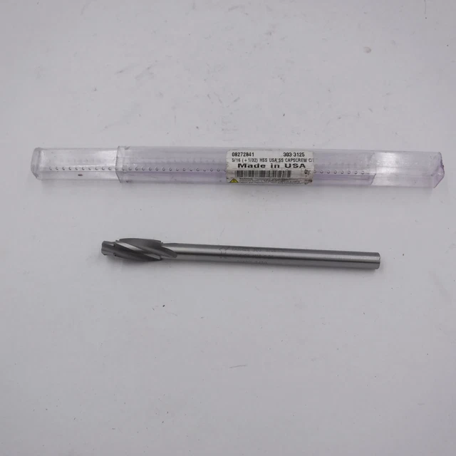Yankee 303-0.3125 Reamer,Capscrew Counterbore 5/16,0.3125 In