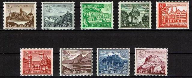 Deutsches Reich Whw 730 - 738 Postfrisch Topsatz! 60 € Michel