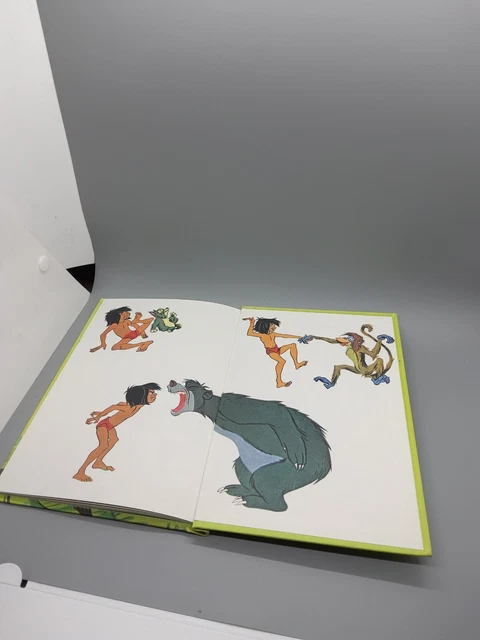 Vintage 1974, The Jungle Book - Walt Disney's The Wonderful World Of Reading, HC 6