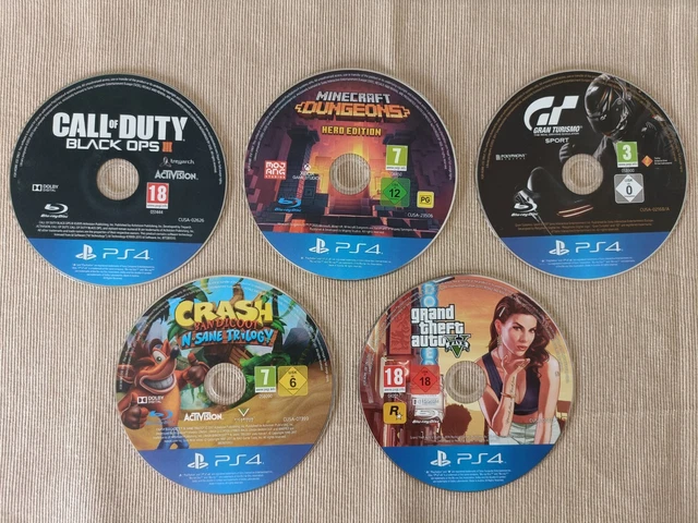 Lotto 5 giochi PS4 PlayStation 4