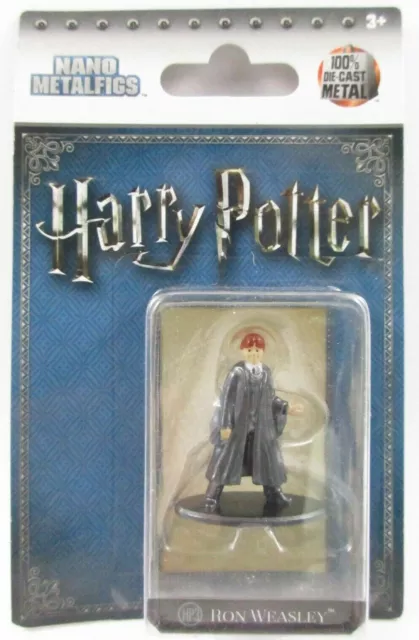 Figura Nano Metalfigs Harry Potter Ron Weasley Presofusión Metal Jada Toys Nuevo