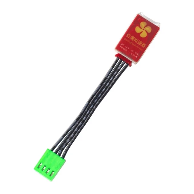 4Pins Plug 12V PWM Fan Simulator/Spoofer/Remover Speed Controller For AntiMiner
