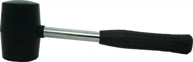 75 MM Caoutchouc Marteau Manche Maillet Avec Poignée en Métal Gommées V908