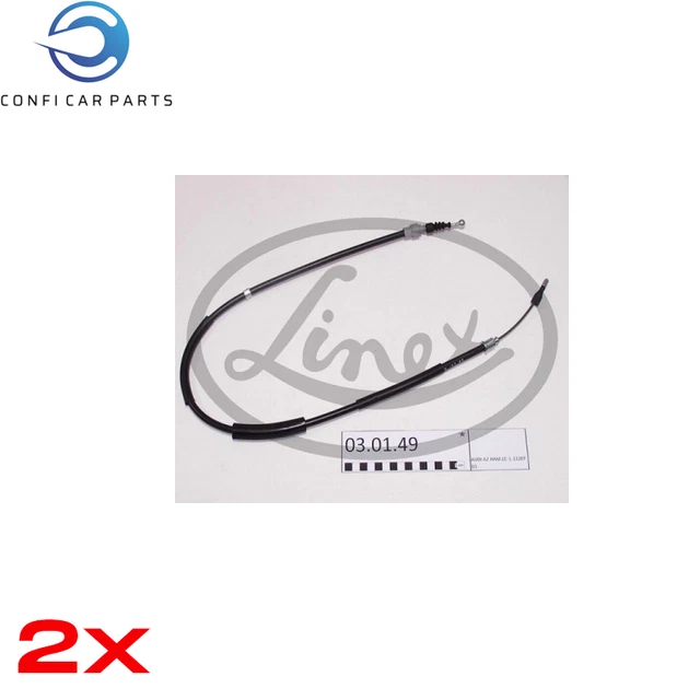Handbremsseil Bremsseil Paar Hinten Linex 030149 2Pcs P Neu Oe Qualit�T