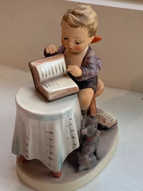 Mint Condition Vintage Goebel Hummel Figurine #306 "Little Bookkeeper"