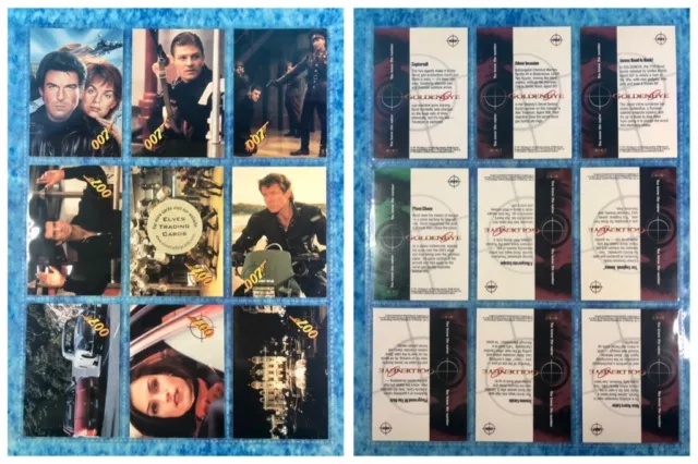 James Bond 007: Goldeneye Trading card complete base set by Graffiti 1995 2