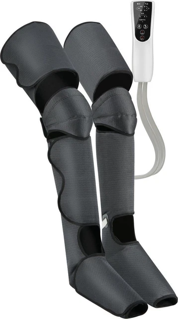 Masajeador de piernas rodilla compresión de aire calor pantorrilla muslo para circulación y alivio del dolor