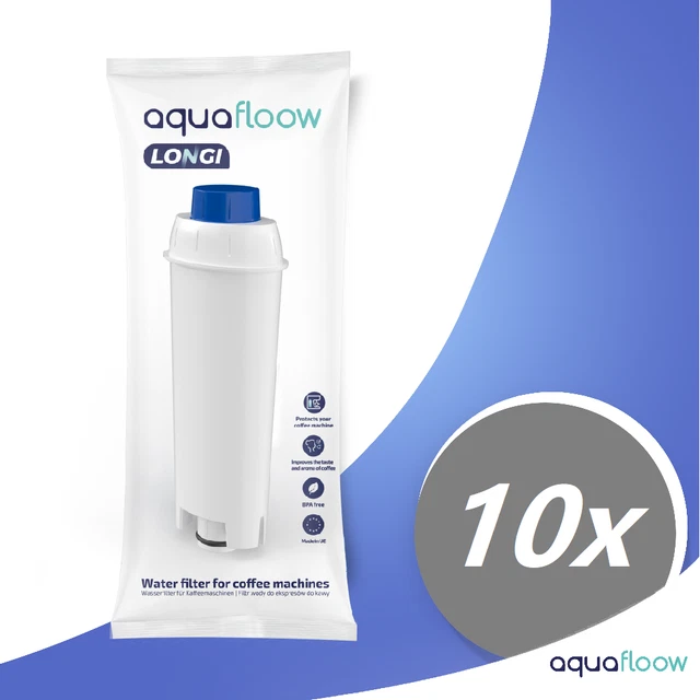 10x Aqua Floow Cartouche cafetière Compatible DeLonghi DLS C002/SER 3017 10x Aqua Floow Cartouche cafetière Compatible DeLonghi DLS C002/SER 3017