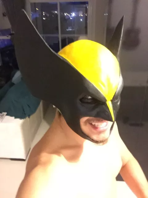 X-men Wolverine Latex mask cowl