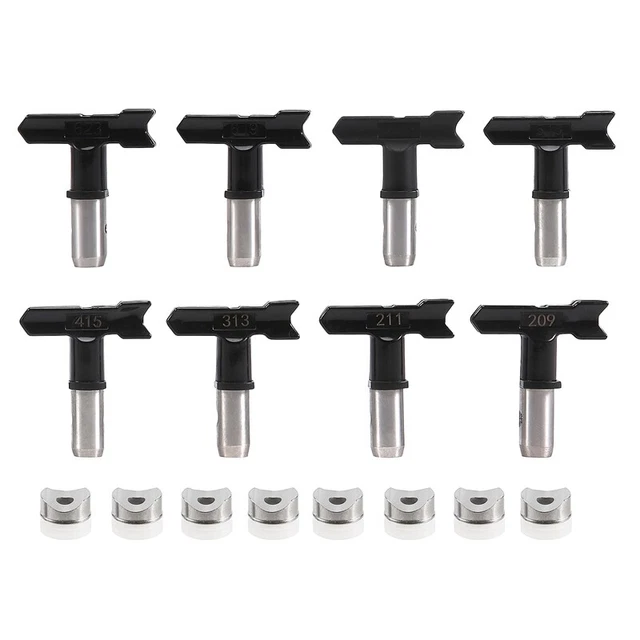 8 Pezzi Punte per Spruzzatore di Punta di Spruzzo Reversibile Ugell O8S7