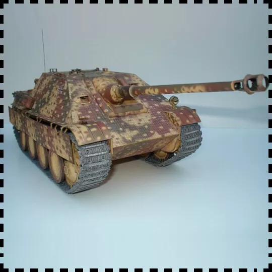 1:25 SCALE WW2 Germany Tank Destroyer Jagdpanther Handcraft Paper Model ...