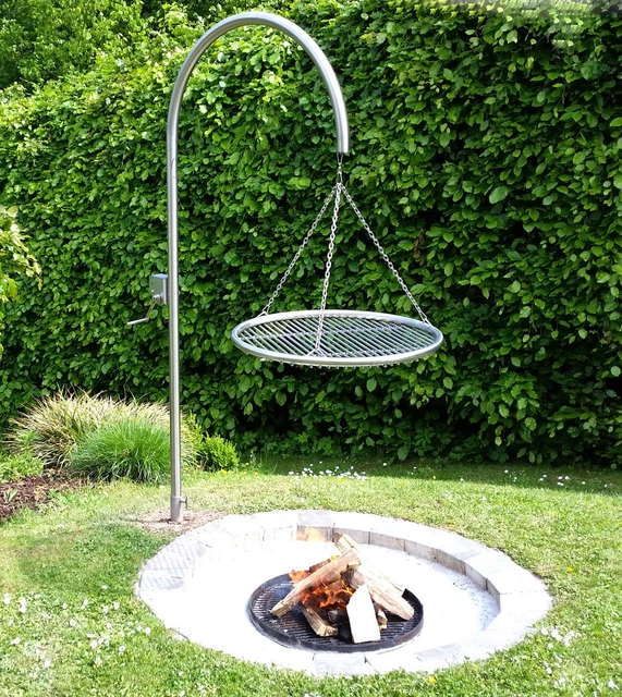 Grillgalgen Schwenkgrill T210 – Mit 60 Cm Edelsta Produktbild-Vorschau 3
