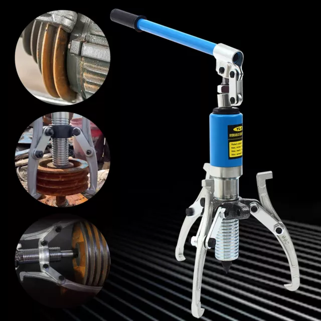 5 Ton Hydraulic Gear Bearing Wheel Bearing Puller Separator 3-Jaw Tool Kit NEW