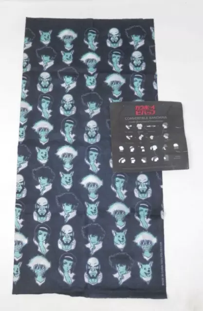 Cowboy Bebop Character Print Convertible Bandana  Headband Hair Cover Nerd Block