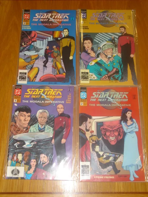 Star Trek Next Gen Modala Imperative #1-4 Dc Comics Set (4)