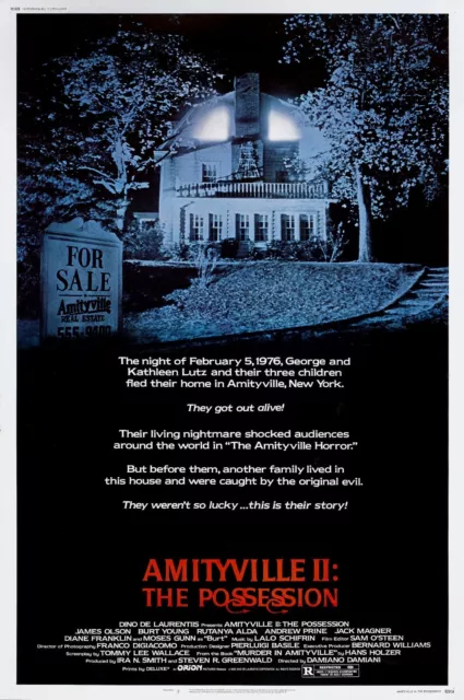 NEW Amityville II Movie 80s Horror Poster Print Wall Art Canvas FREE SHIPPING