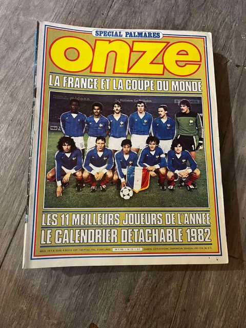ONZE revue football n° 43 maier + transfert onze présent