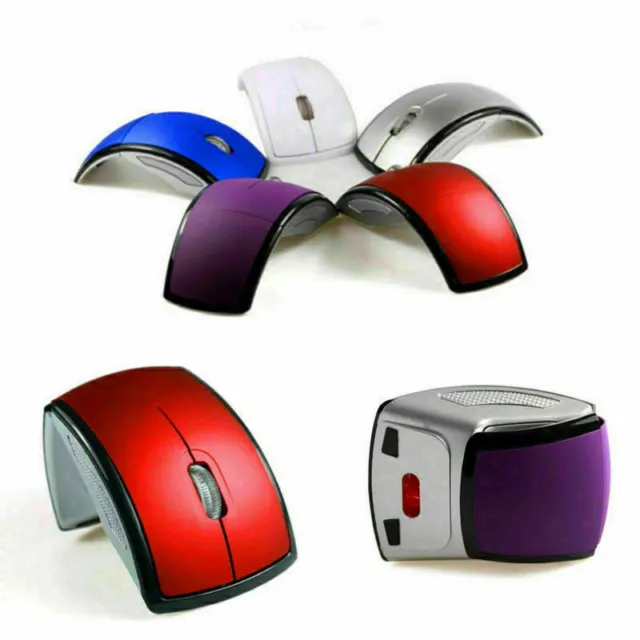 Foldable 24GHz Wireless Mouse with Optical Sensor and USB Receiver W6 Hot M 2