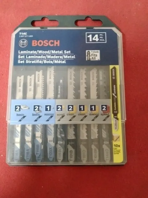 14pc Bosch Jig Saw Blade Set
