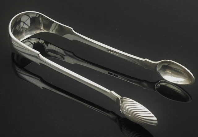 Scottish Provincial Silver Sugar Tongs, ABERDEEN, George & Alex Booth, c.1840