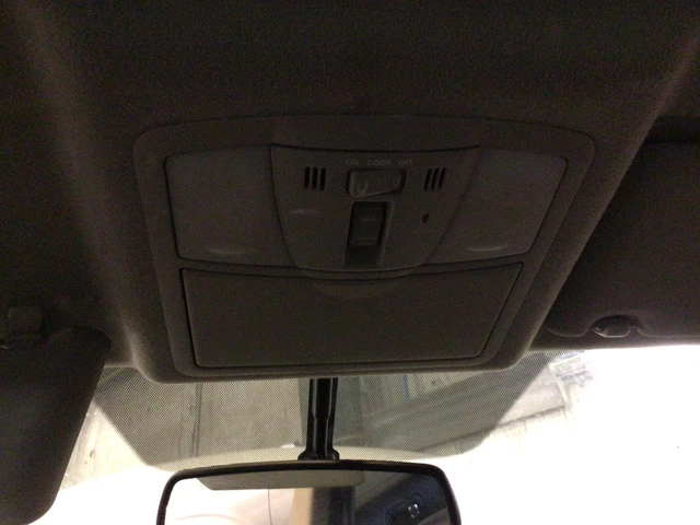 Used Front Upper Center Console fits: 2011 Nissan Rogue roof w/navigation system