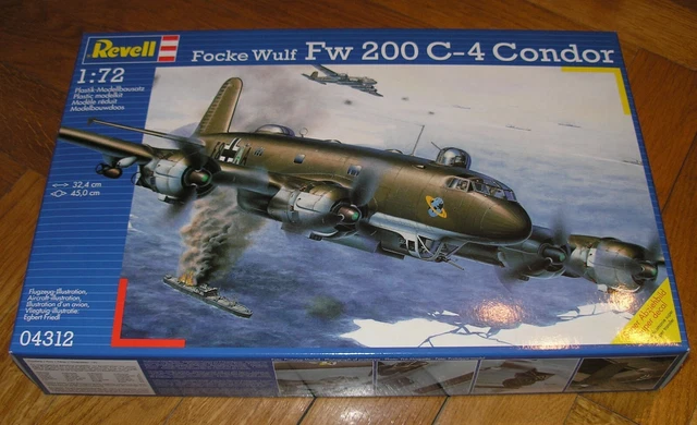 Avion Miniature Amercom 1/144 - Focke Wulf Fw 200 C-4 Condor 1942, Diecast