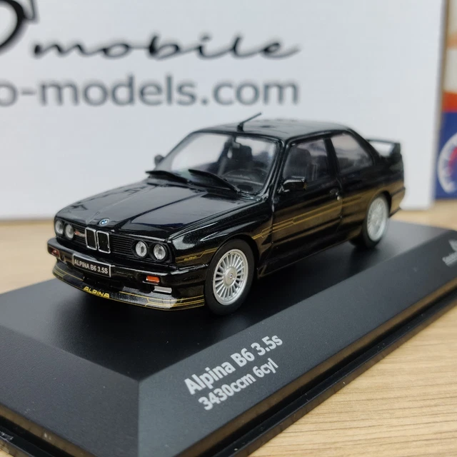 Voiture Solido Alpina E30 B6 3.5S 6 Cyl Black Base Bmw  1:43 Neuf S4312002