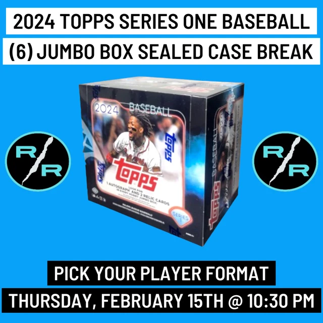 CLAY HOLMES 2024 Topps Series 1 Baseball 6 JUMBO Box 1 Case Break 0.