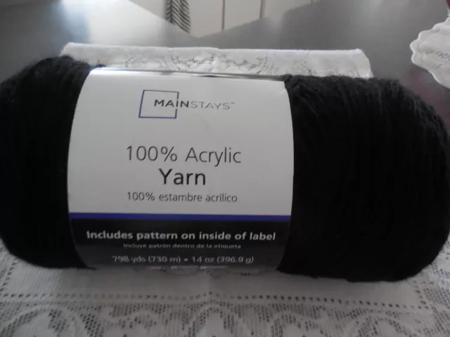 Mainstays 100% Acrylic Yarn 798 Yards - 14 oz Medium Red MS20-200-002 NEW