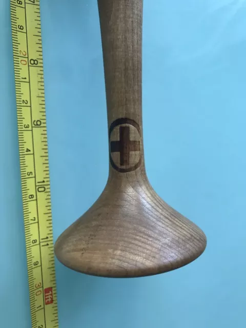 Antique Wooden Stethoscope Medical Doctor Pipe Monaural Ear Trumpet Wooden Rare 2
