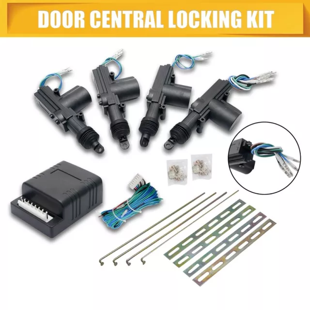 Remotely Car Door Trunk Lock Unlock Central Keyless Entry System Security Kit