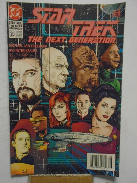 STAR TREK: THE NEXT GENERATION #20 (1991) Picard, Data, Peter Krausse, DC Comics