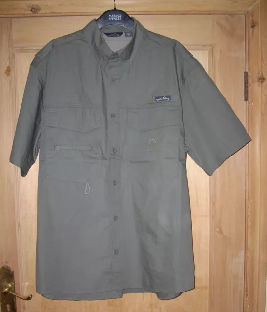 Eddie Bauer Short Sleeve Fishing Shirt (EB608) Size L