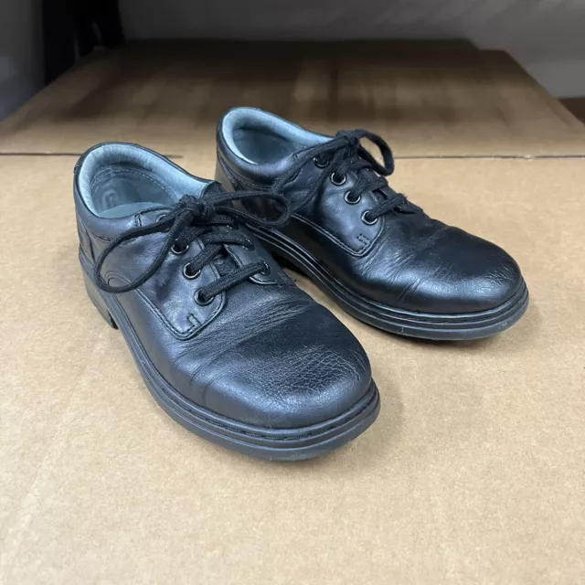 Clarks Infinity Junior, Black School Shoes, size 12.5