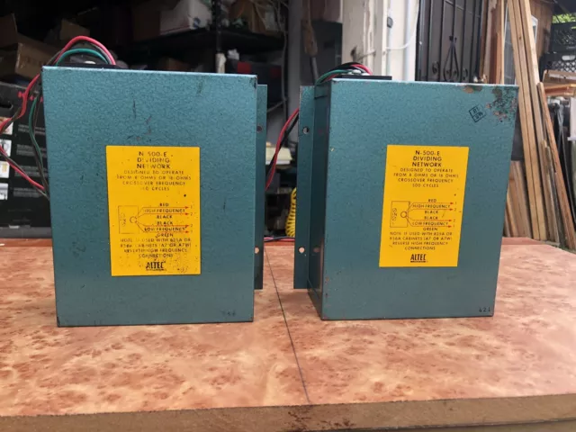 Altec Lansing N 500 E Dividing Network Crossover One Pair (working condition)