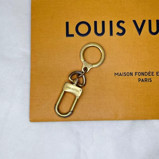Authentic Louis Vuitton LV Large Stainless Steel Luggage Tag Key Chain CK  1100 SOLD at Ruby Lane