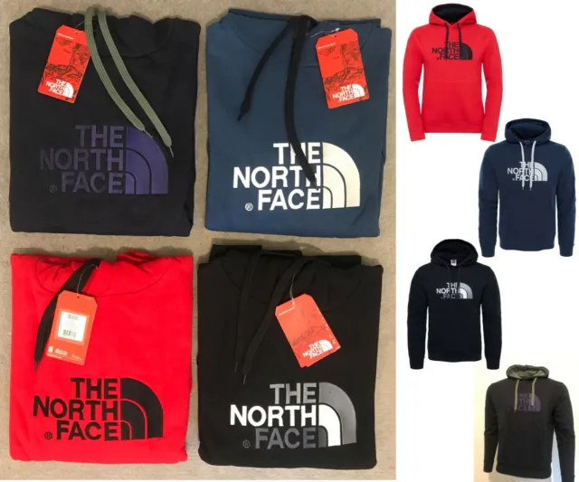 The North Face Felpa con Cappuccio Uomo Pullover Slim Pile Insidebrush Big Logo