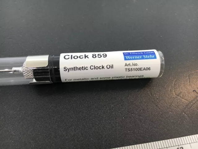 Etsyntha 859 Clock oiler 4 ml for Hermle and Urgos Movments with instructions 2