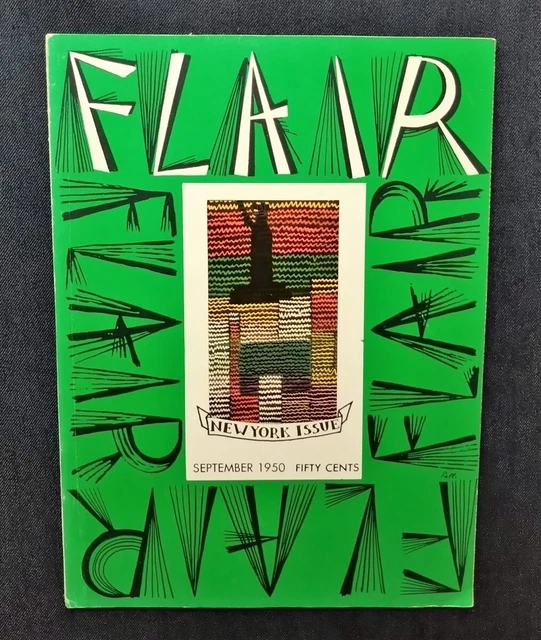 1950 Flair/Fleur Cowles  Booksyork Feature Lewis Fore/Sole Steinberg/Rene Gruaud