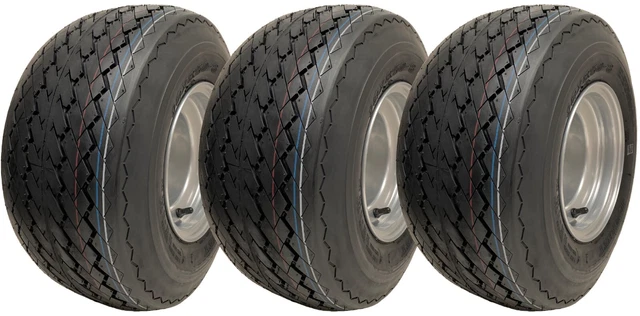 18x8.50-8 Golf Cart Buggy Ruote 4-ply Erba Tires Su Cerchi Wanda P509 (Set Di 3)