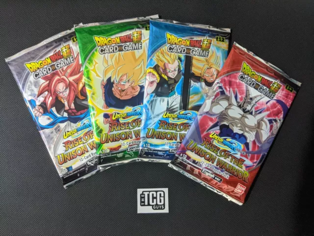 Dragon Ball Super TCG Rise of the Unison Warrior Sealed Booster Pack Art Set DBS