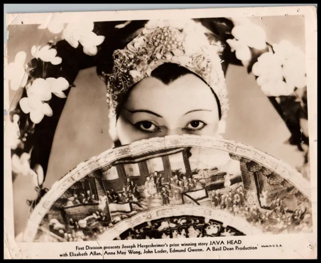 Pioneering Chinese-American Star Anna May Wong Java Head (1934) ICONIC PHOTO 487