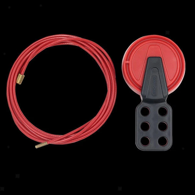 Cable Lockout Portable Steel Adjustable for Industry Equipment Maintenance