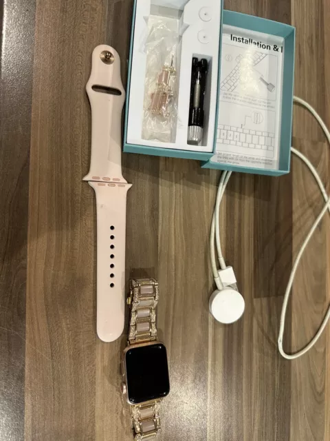 Apple watch series 3 38mm gold aluminium case gps cheap