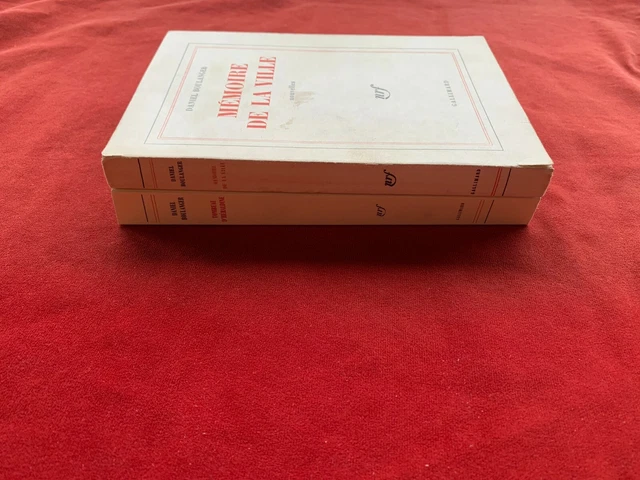 Litterature - Edition Nrf Gallimard - Lot De 2 Livres - Daniel Boulanger - Eo  3