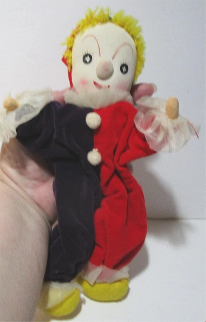 Vintage Elf CLOWN dolls Mop-Pet Japan creepy mean face! Please buy !